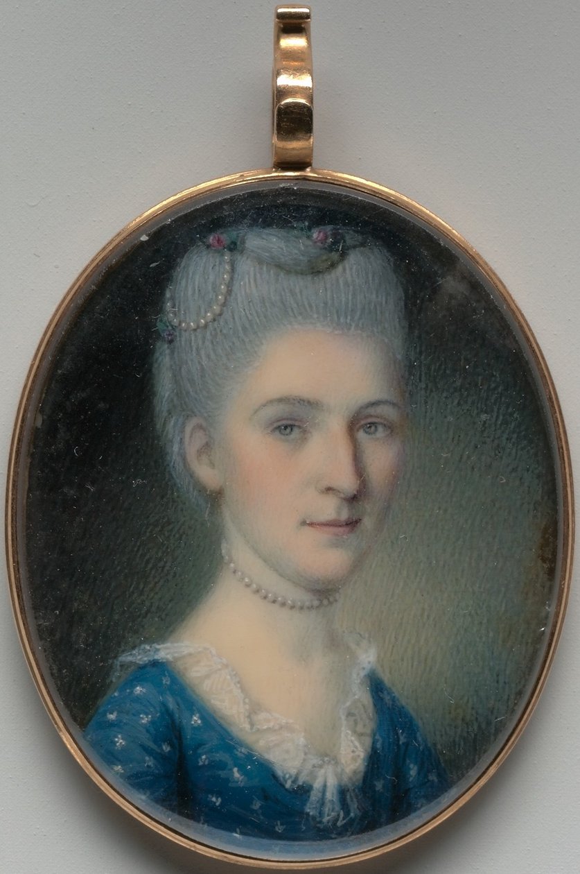Mevrouw Joseph Donaldson (Frances Johnston) door Charles Willson Peale