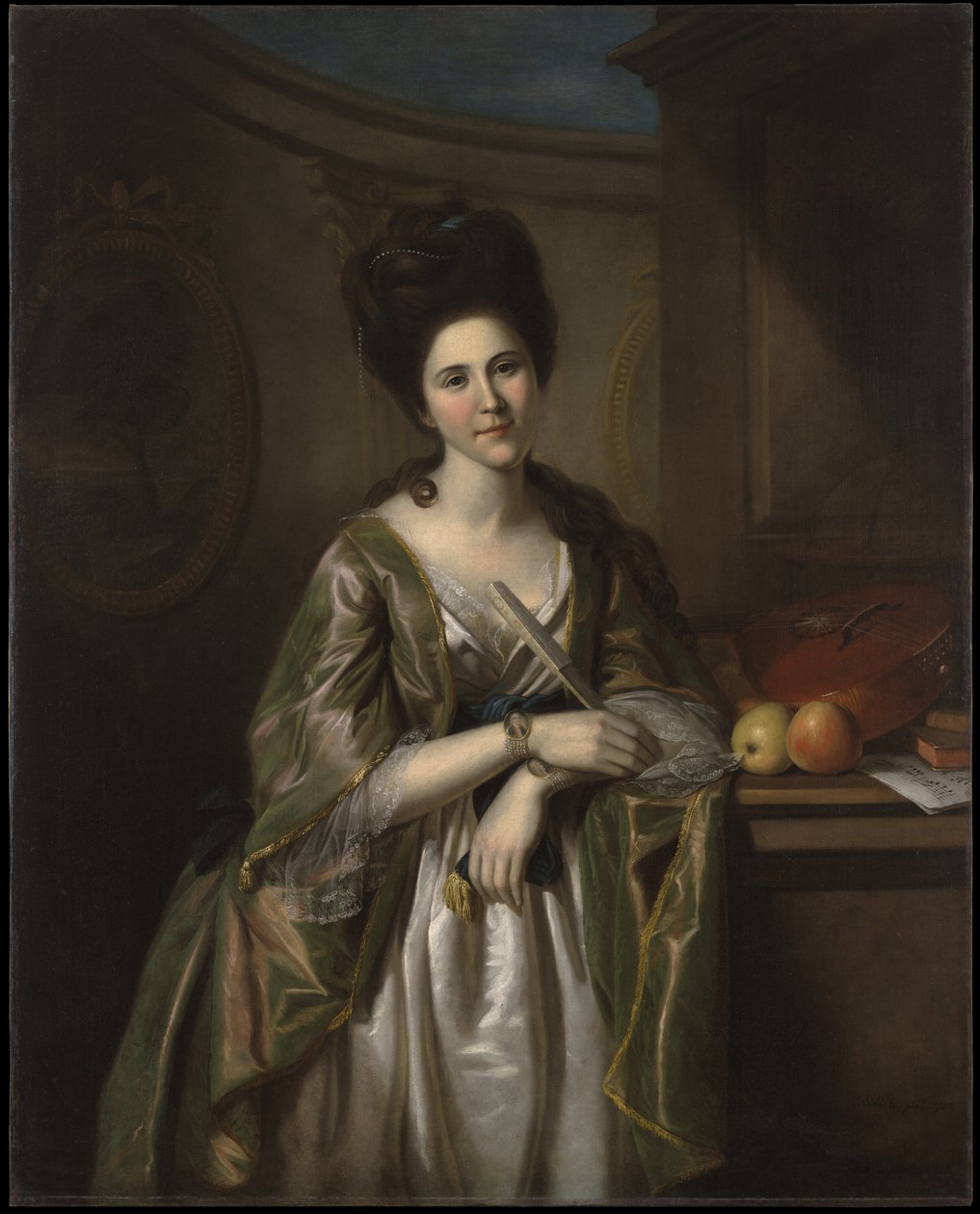 Mevrouw Walter Stewart door Charles Willson Peale