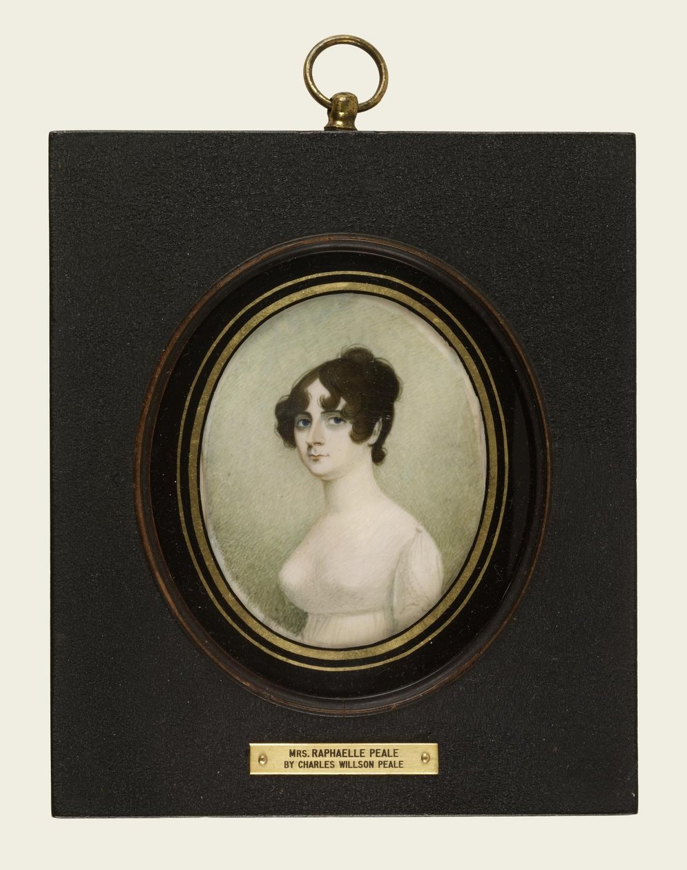 Portret van mevrouw Raphaelle Peale (Margaret McGlathery Peale) () door Charles Willson Peale