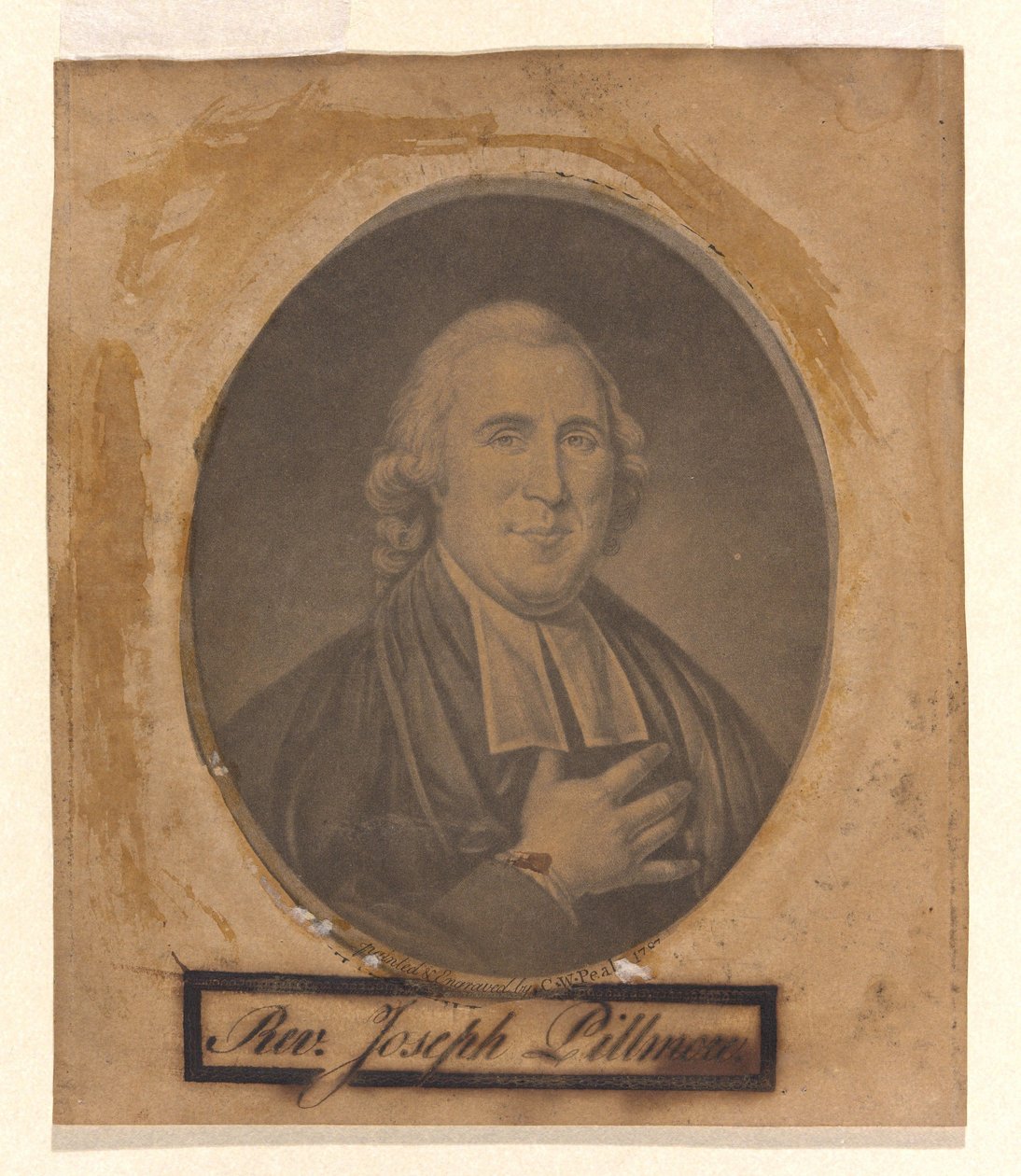 Pfarrer Joseph Pillmore door Charles Willson Peale