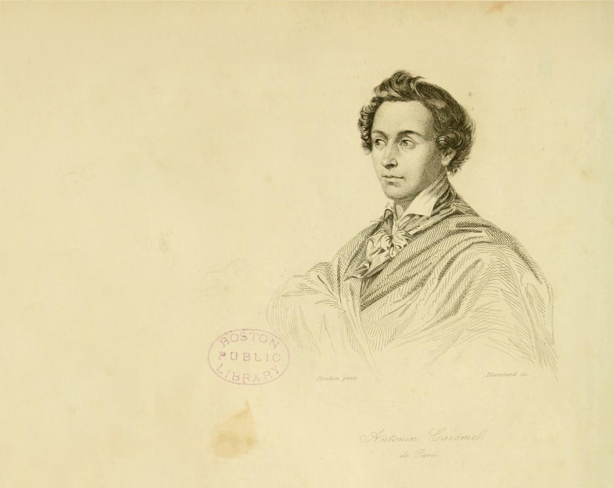 Marie-Antoine Carême 1784-1833 door Charles de Steuben