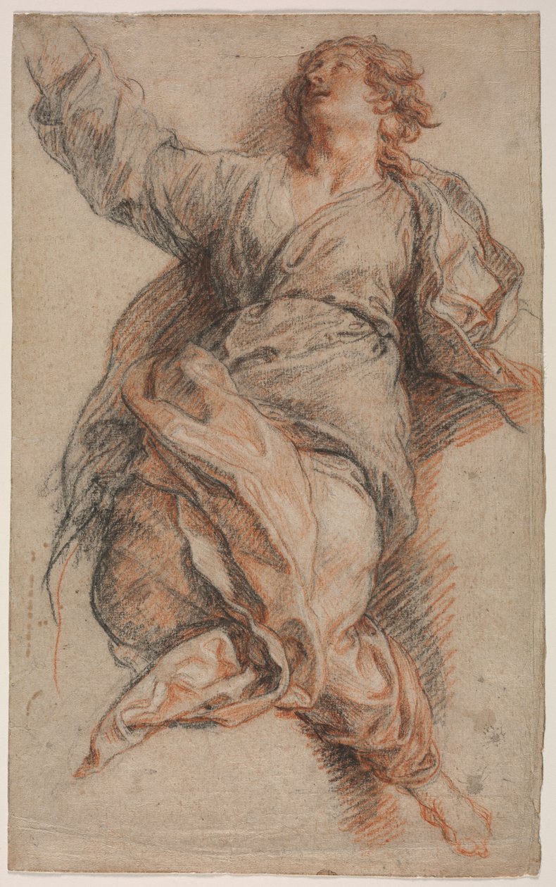 Sint Johannes de Evangelist door Charles de la Fosse