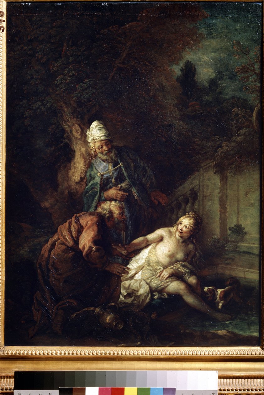 Susanna en de ouderlingen door Charles de la Fosse