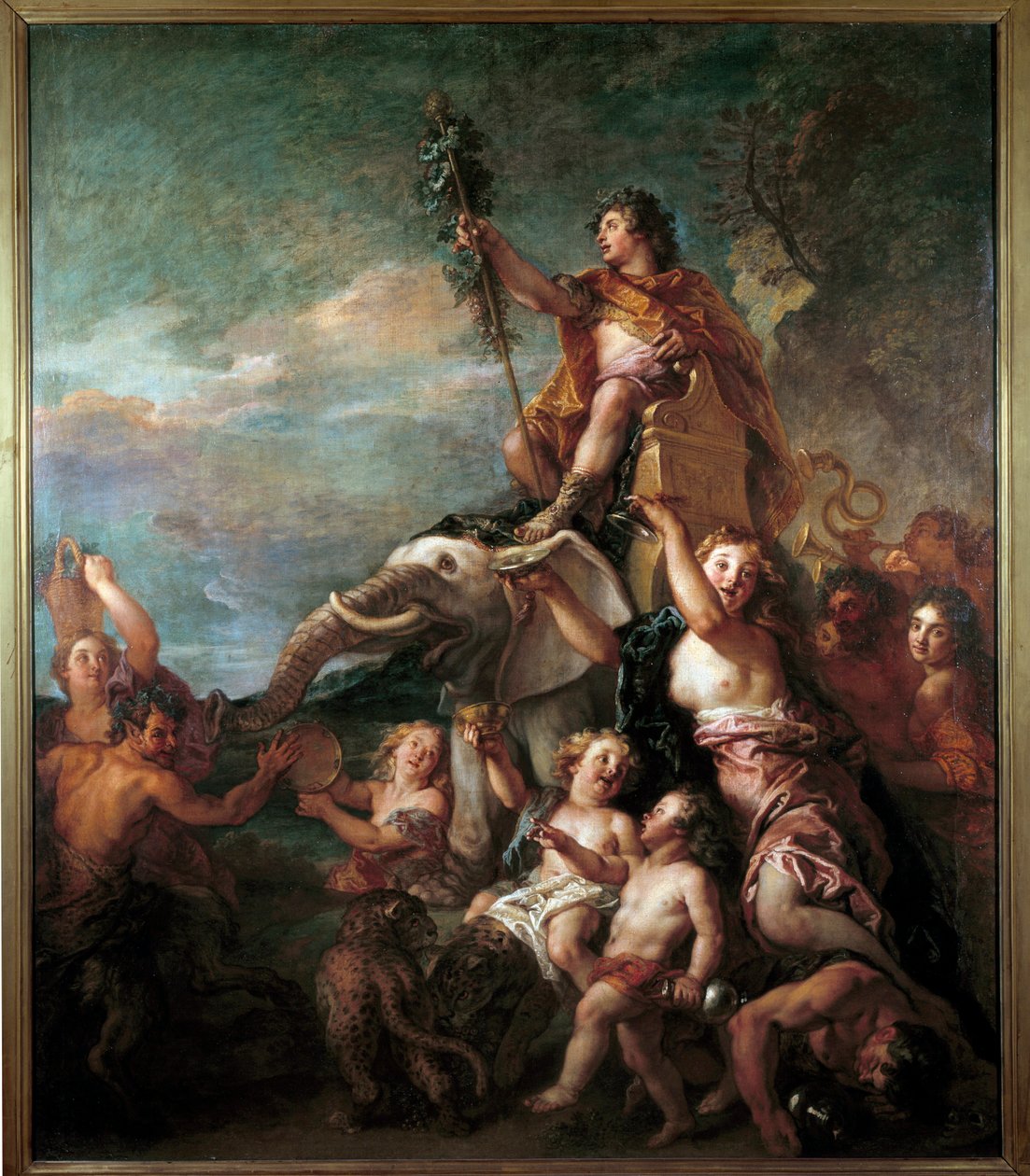 De triomf van Bacchus door Charles de la Fosse