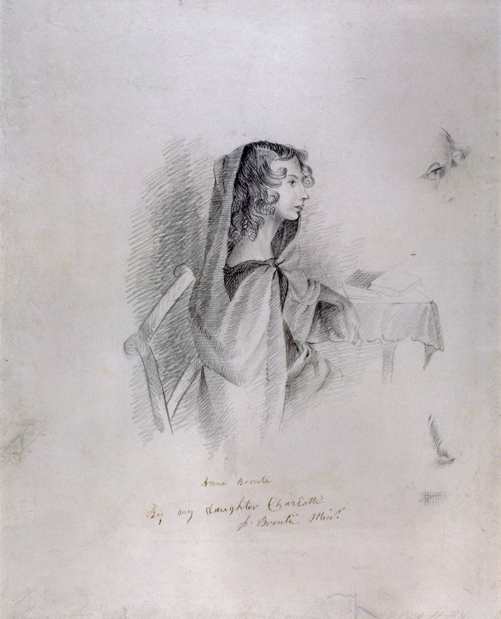 Anne Bronte (1820-49), 1833 door Charlotte Bronte
