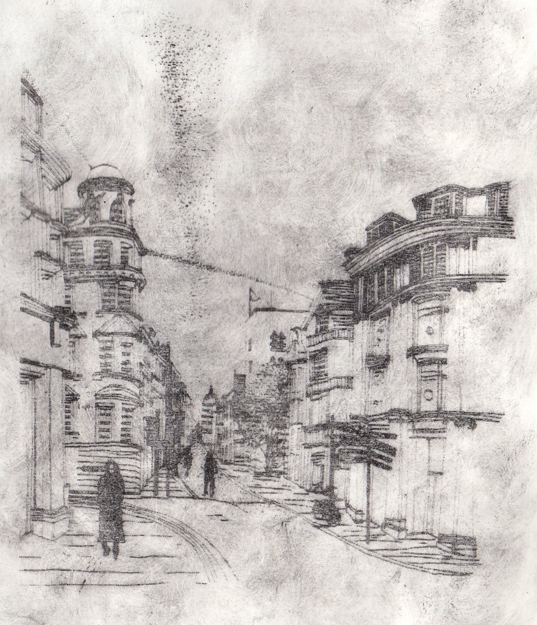 Cornmarket Street door Charlotte Orr