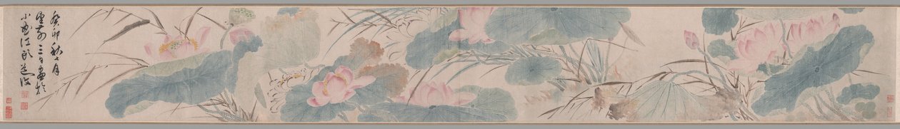 Bloeiende lotus door Chen Chun
