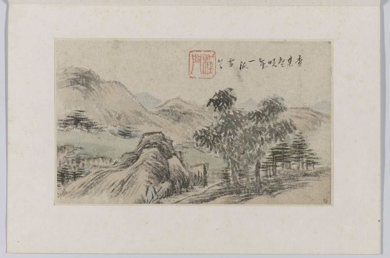 Landschap door Cheng Men