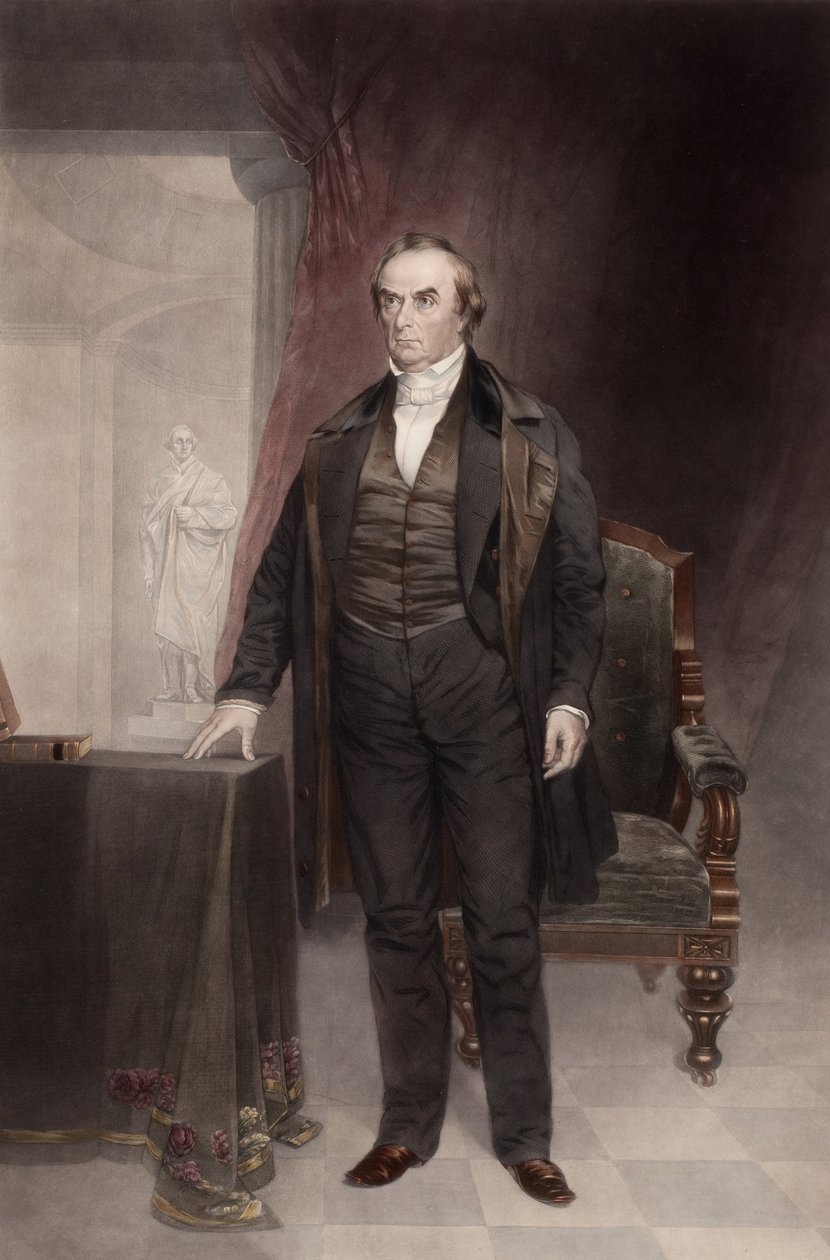 Portret van Daniel Webster door Chester Harding