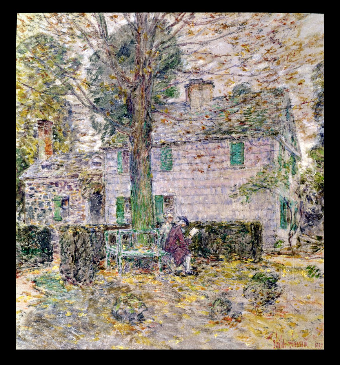 Indian Summer in Koloniale Dagen door Childe Frederick Hassam
