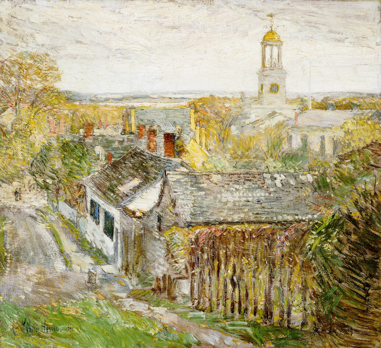 Quincy, Massachusetts door Childe Frederick Hassam
