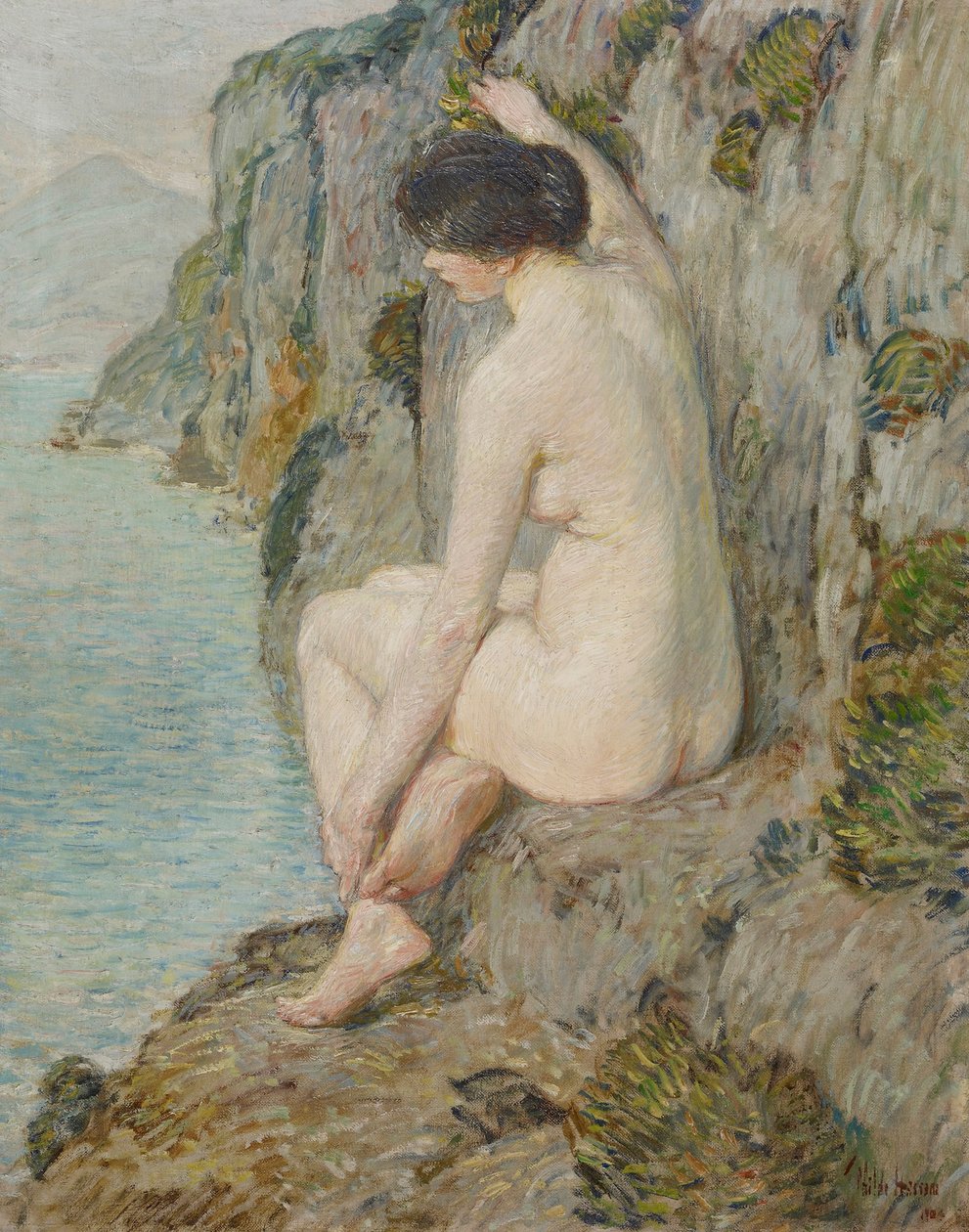 De Lorelei door Childe Frederick Hassam