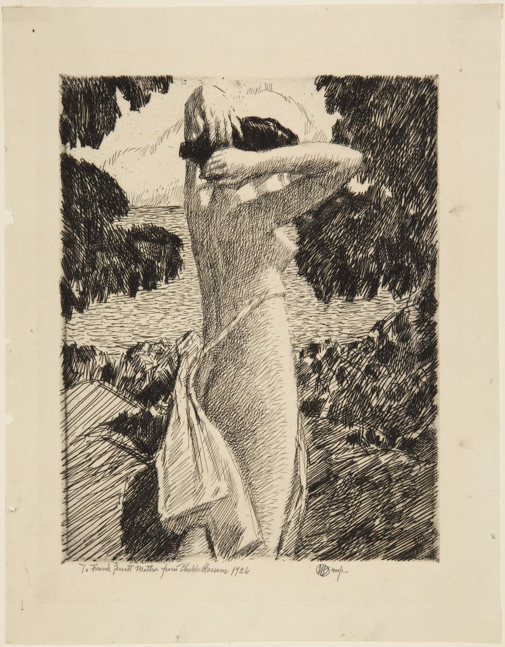 Midzomer door Childe Hassam