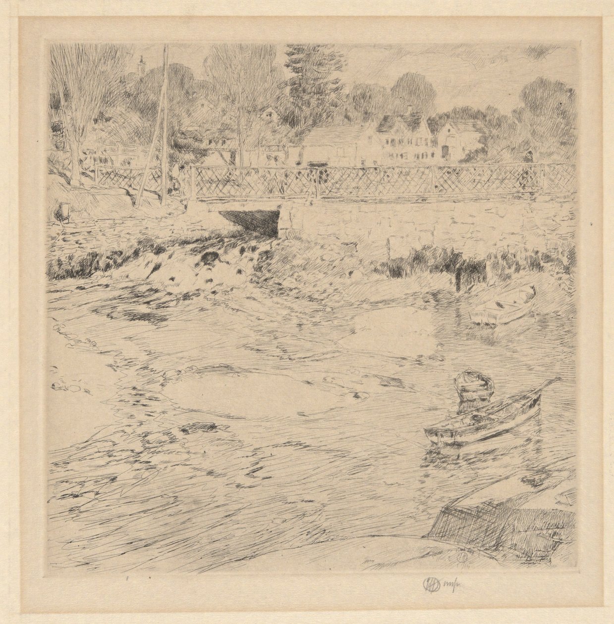 Oude Kant door Childe Hassam