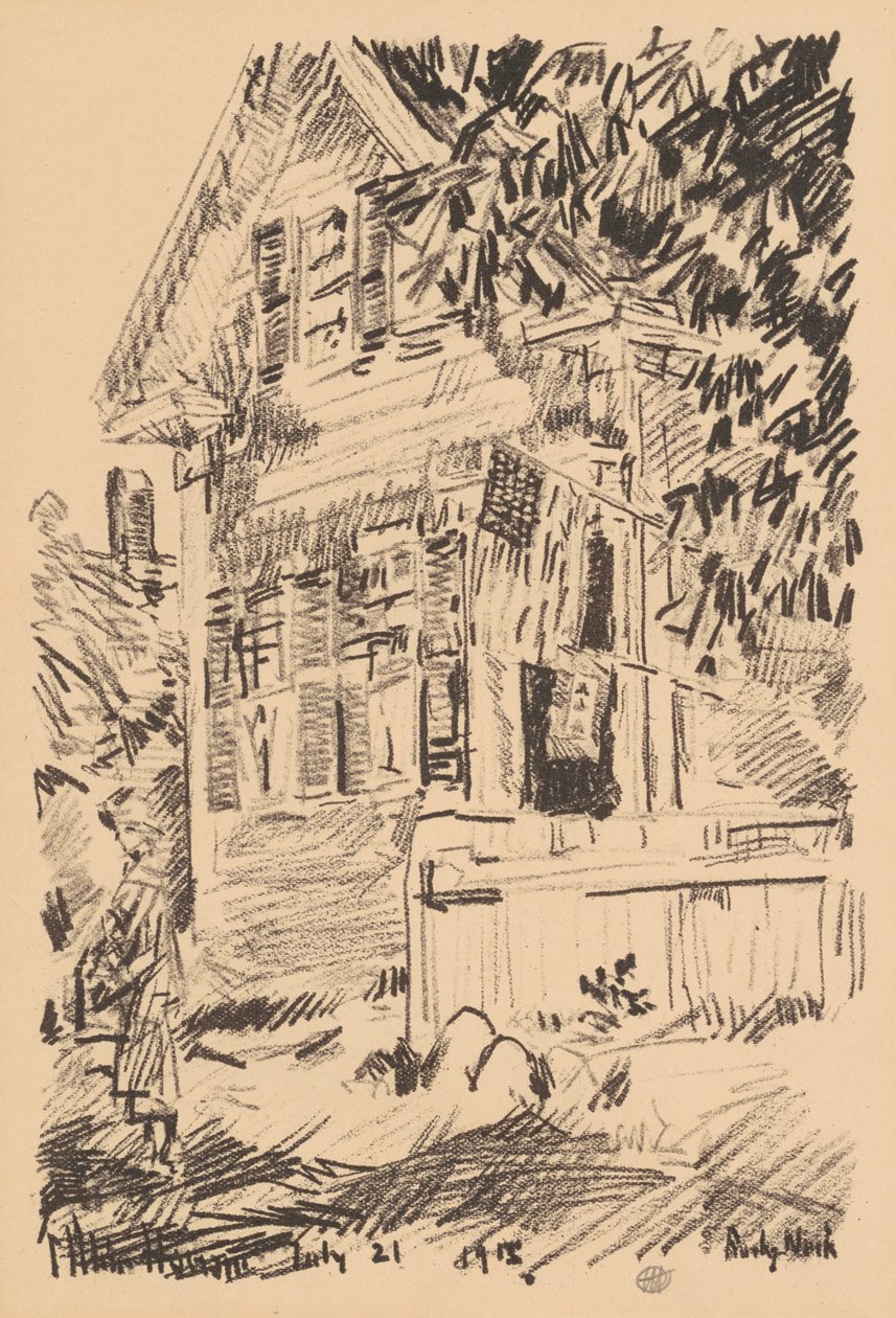 De Dienstvlag door Childe Hassam