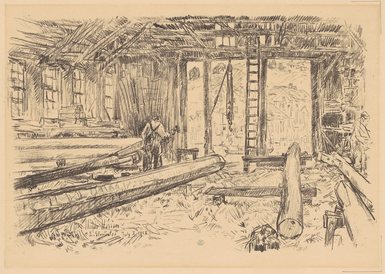 De Sparwinkel, Gloucester door Childe Hassam