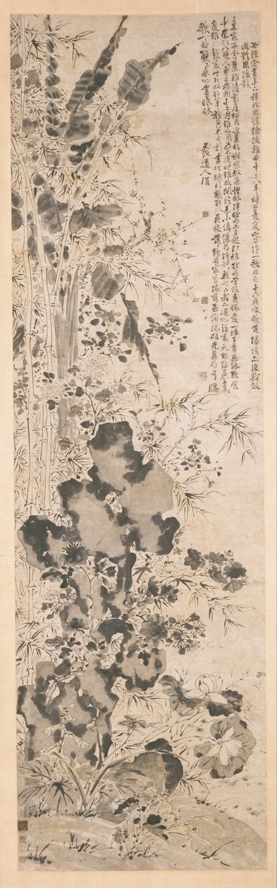 Zestien bloemen door Chinese Xu Wei