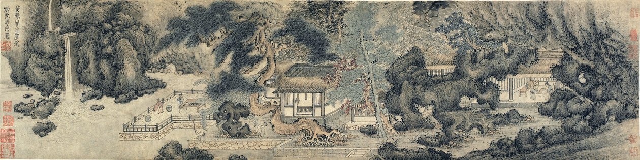 De Hal van Ouderlijke Gemak, Ming of Qing-dynastie, mogelijk 17e eeuw door Chinese School