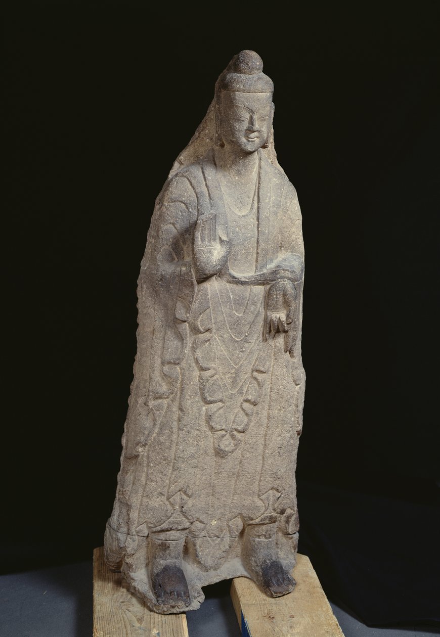 Beeld van de Boeddha Sakyamuni, Noordelijke Wei-dynastie, c.386-534 door Chinese School Chinese School