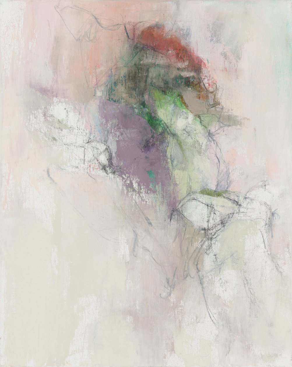 Abstracte compositie, serie organische vormen, 2019 door Ching Fun Tso