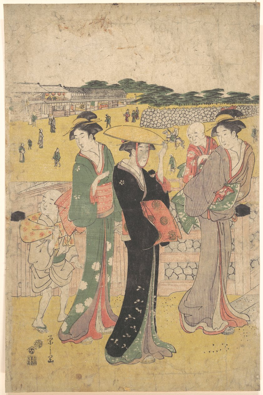 Prent door Chobunsai Eishi
