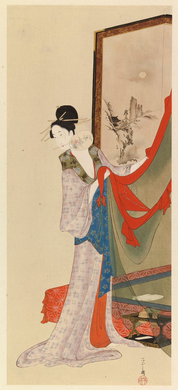 Zonder titel door Chobunsai Eishi
