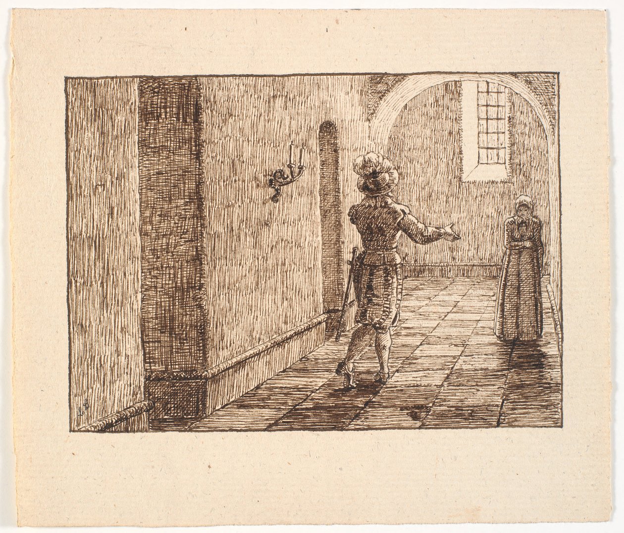 Illustratie voor St. St. Blicher, De drie Heilige Avonden door Christen Dalsgaard