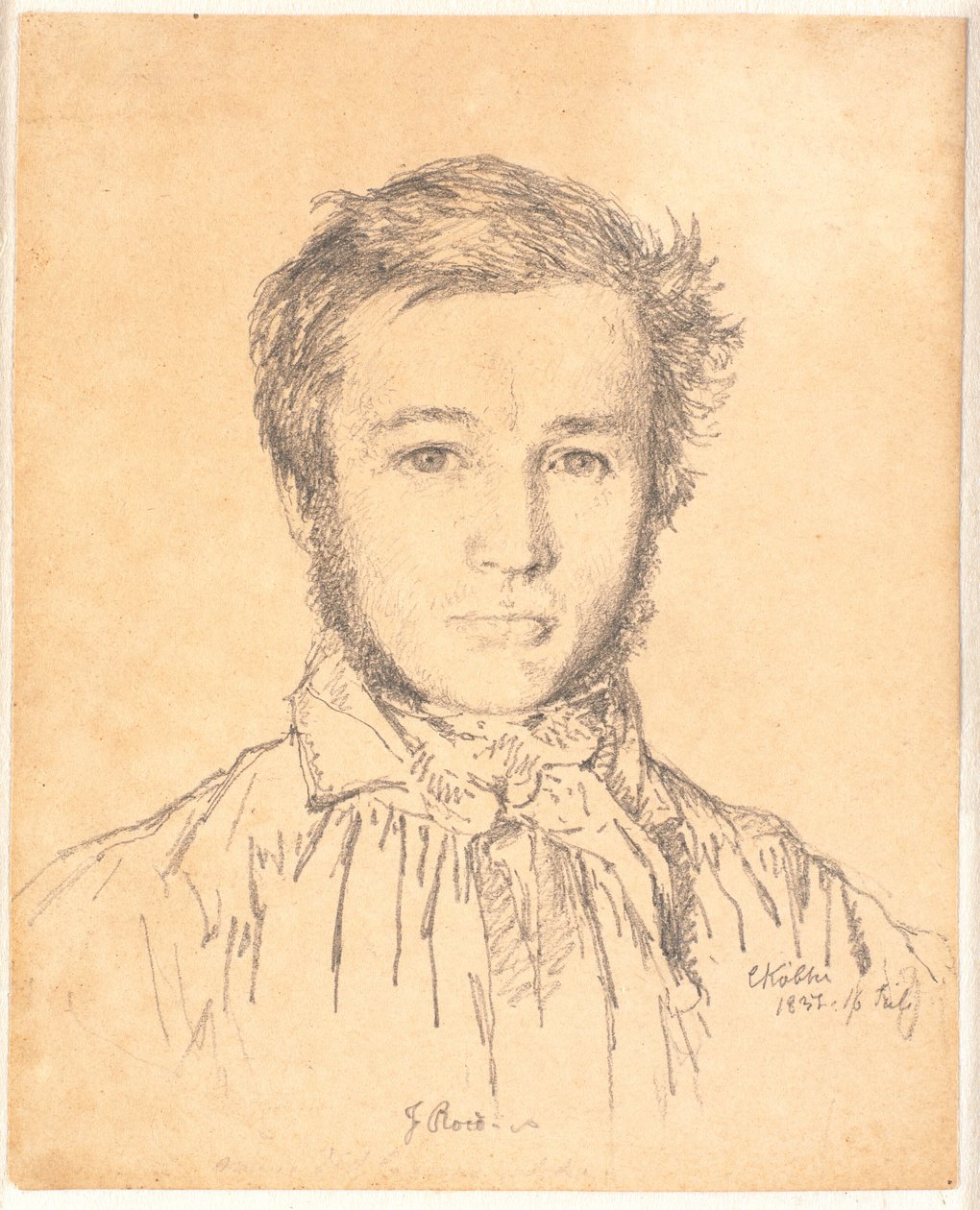Portret van Jørgen Roed door Christen Købke