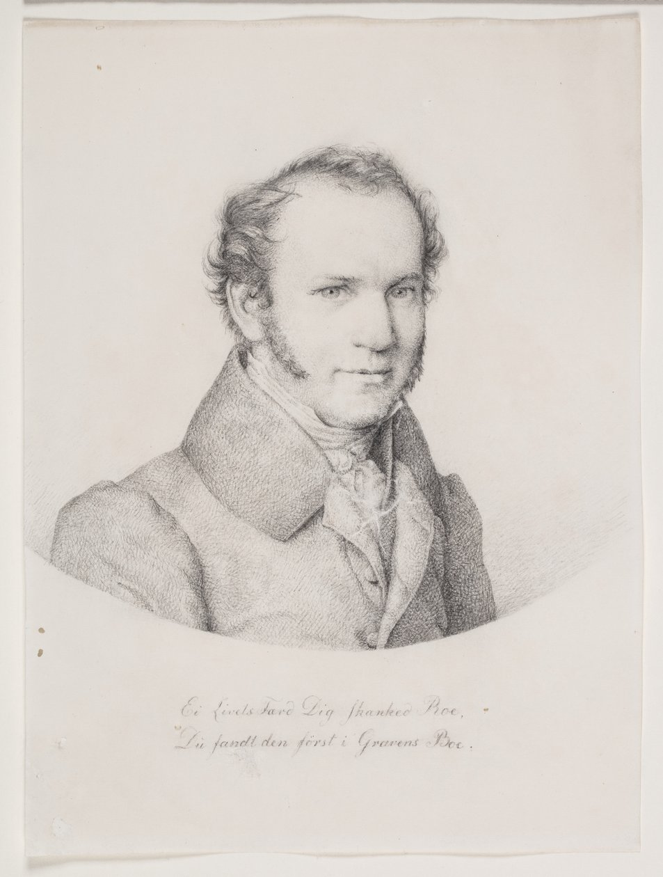 Portret van Niels Schyth door Christen Købke