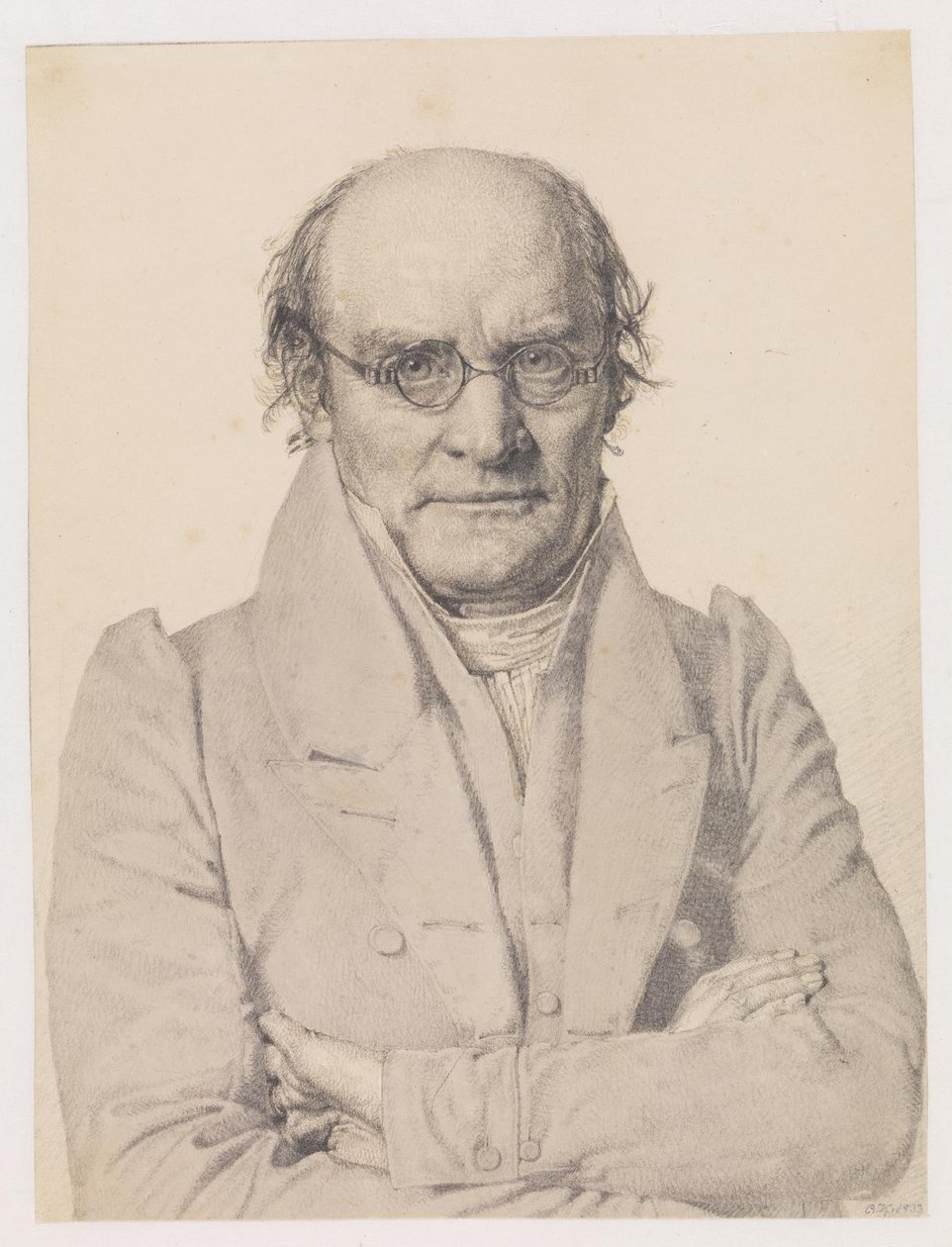 Portret van Professor Frederik Christian Sibbern door Christen Købke