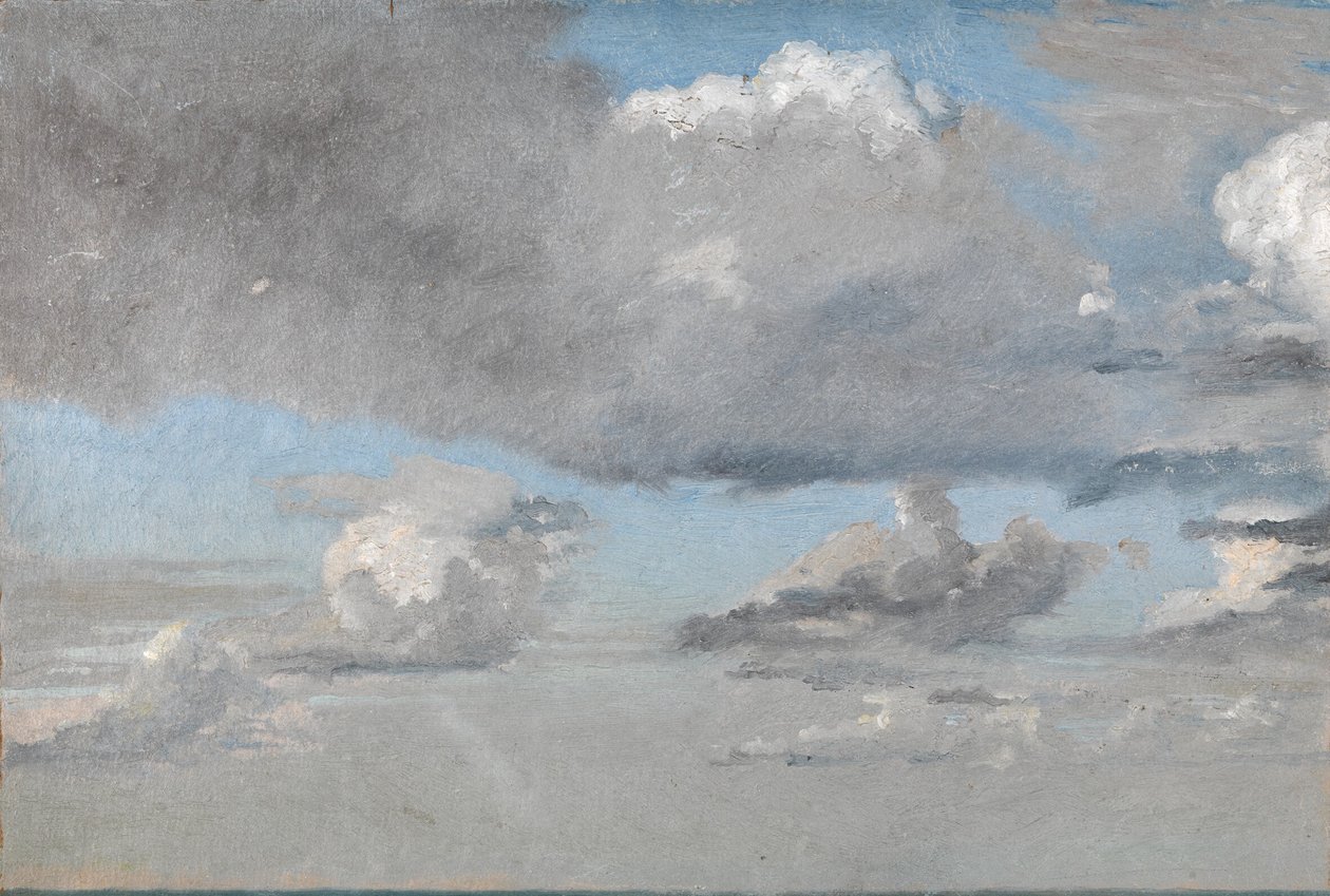 Studie van wolken door Christen Købke