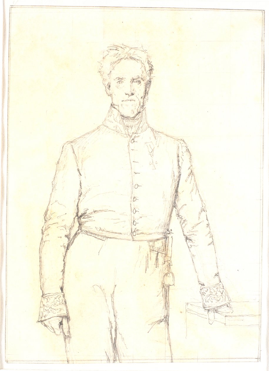 Provinciegouverneur, kamerheer Jens Andreas Graah (1787-1873) door Christen Købke