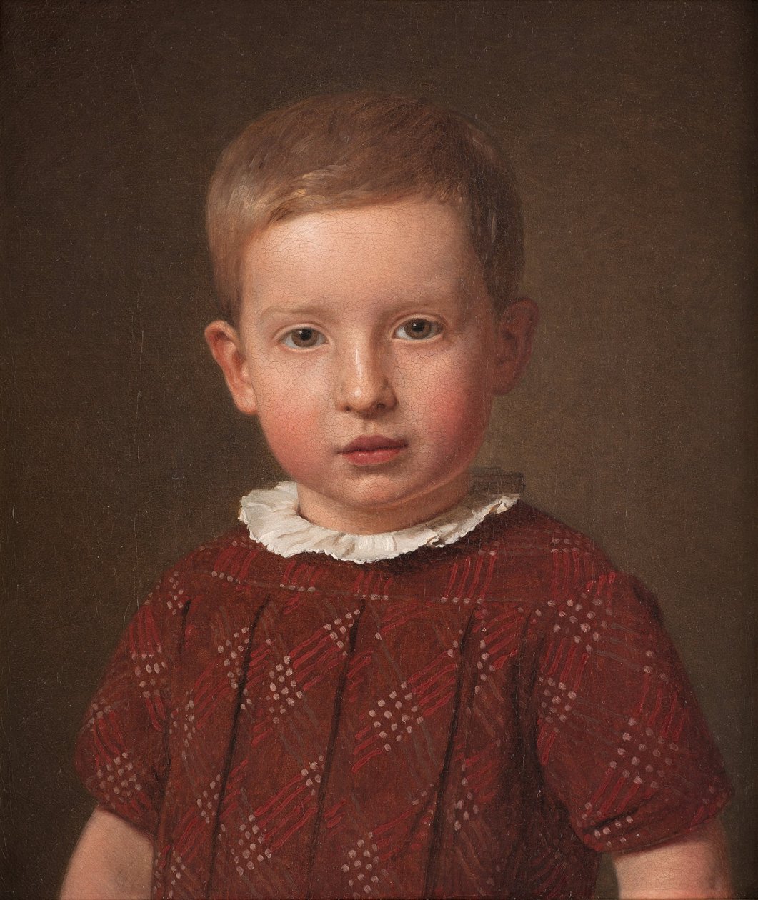 Johan Jacob Krohn, de neef van de kunstenaar, als kind door Christen Købke