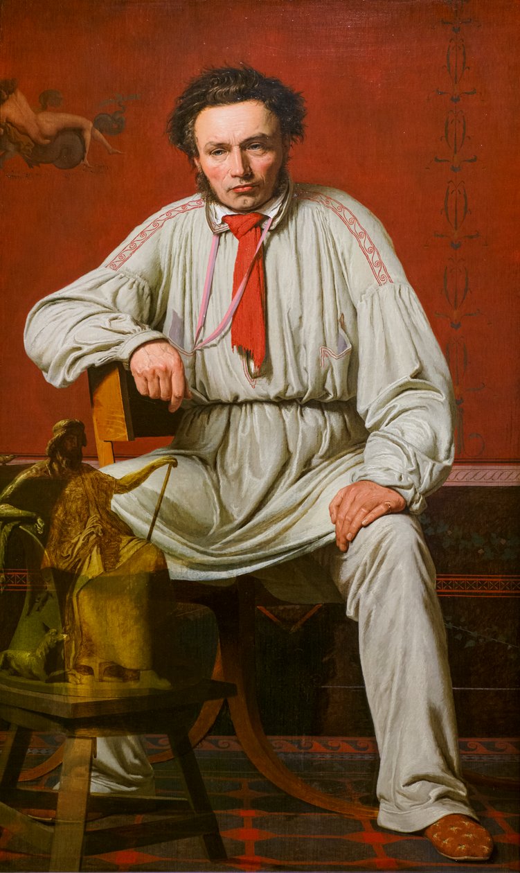 De beeldhouwer Hermann Ernst Freund door Christen Schjellerup Kobke