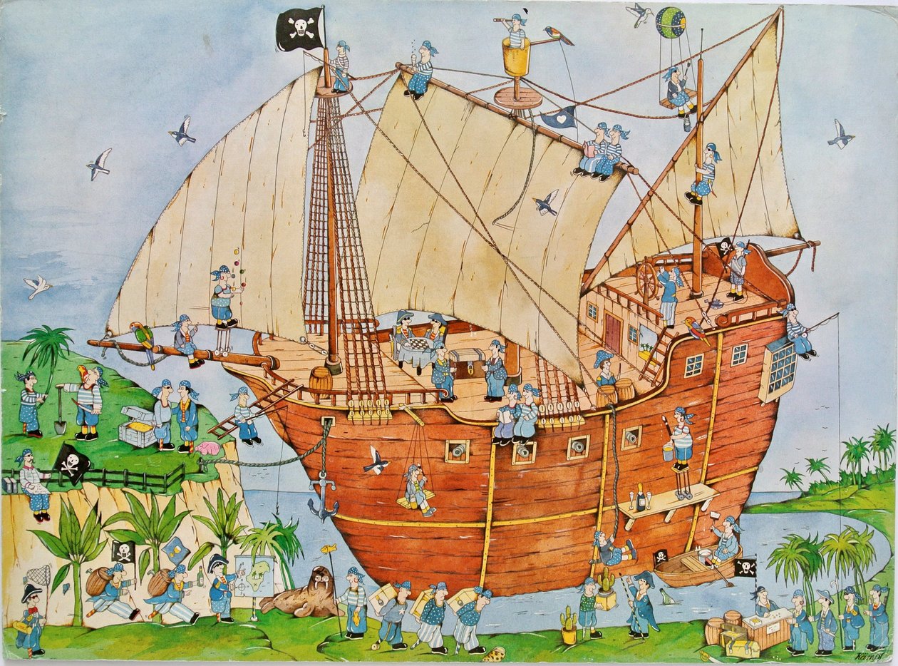 Piraten Schip door Christian Kaempf