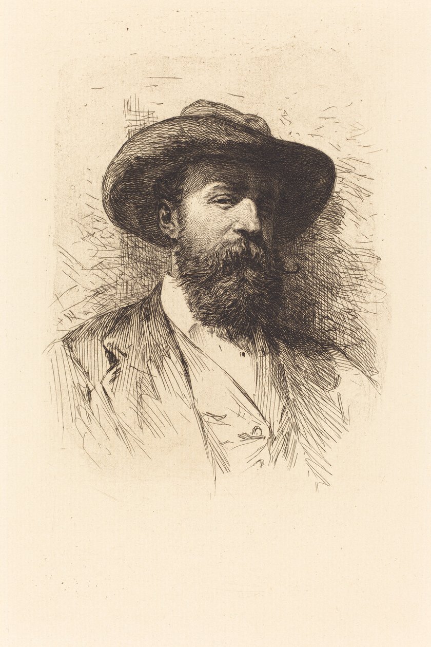 Zelfportret door Christian Wilhelm Jacob Unger