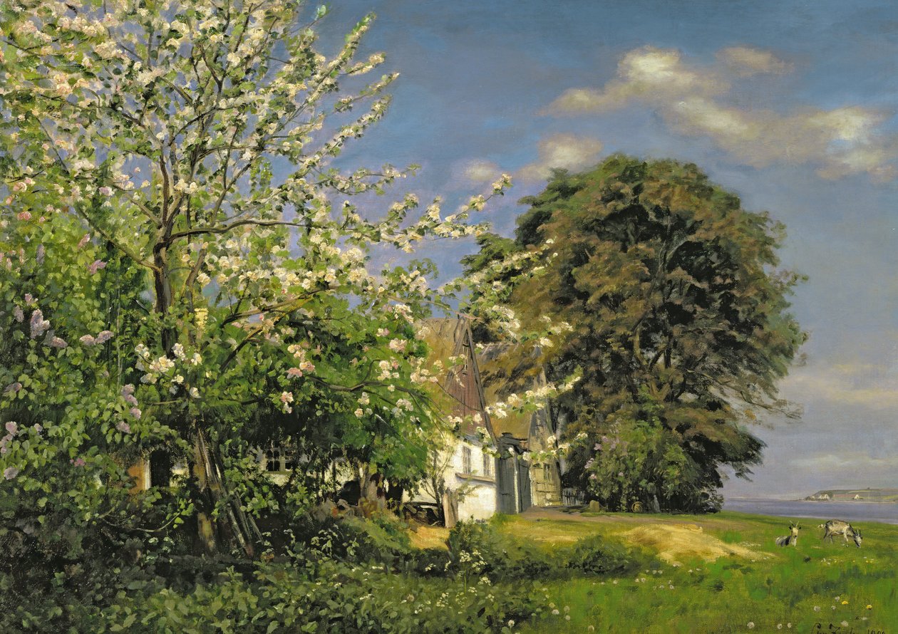 Lentebloesem, 1908 door Christian Zacho