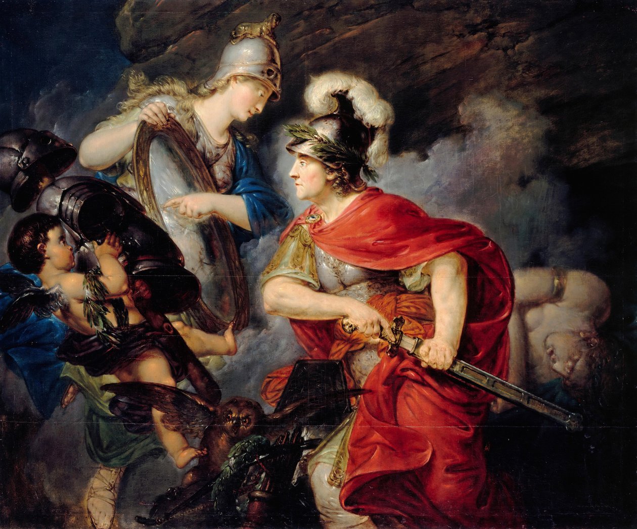 Allegorie van Frederik de Grote als Perseus Het begin van de Zevenjarige Oorlog, 1789 door Christian Bernhard Rode