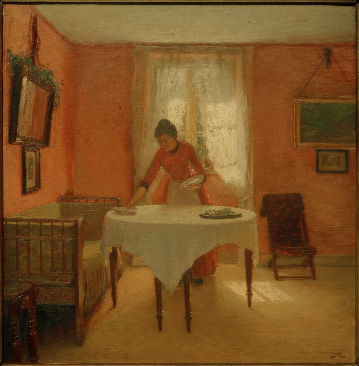 De rode kamer door Christian Clausen