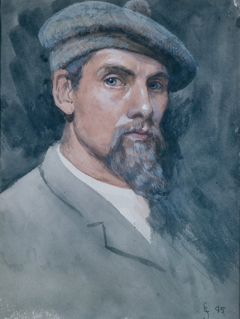 Zelfportret door Christian Eriksen Skredsvig