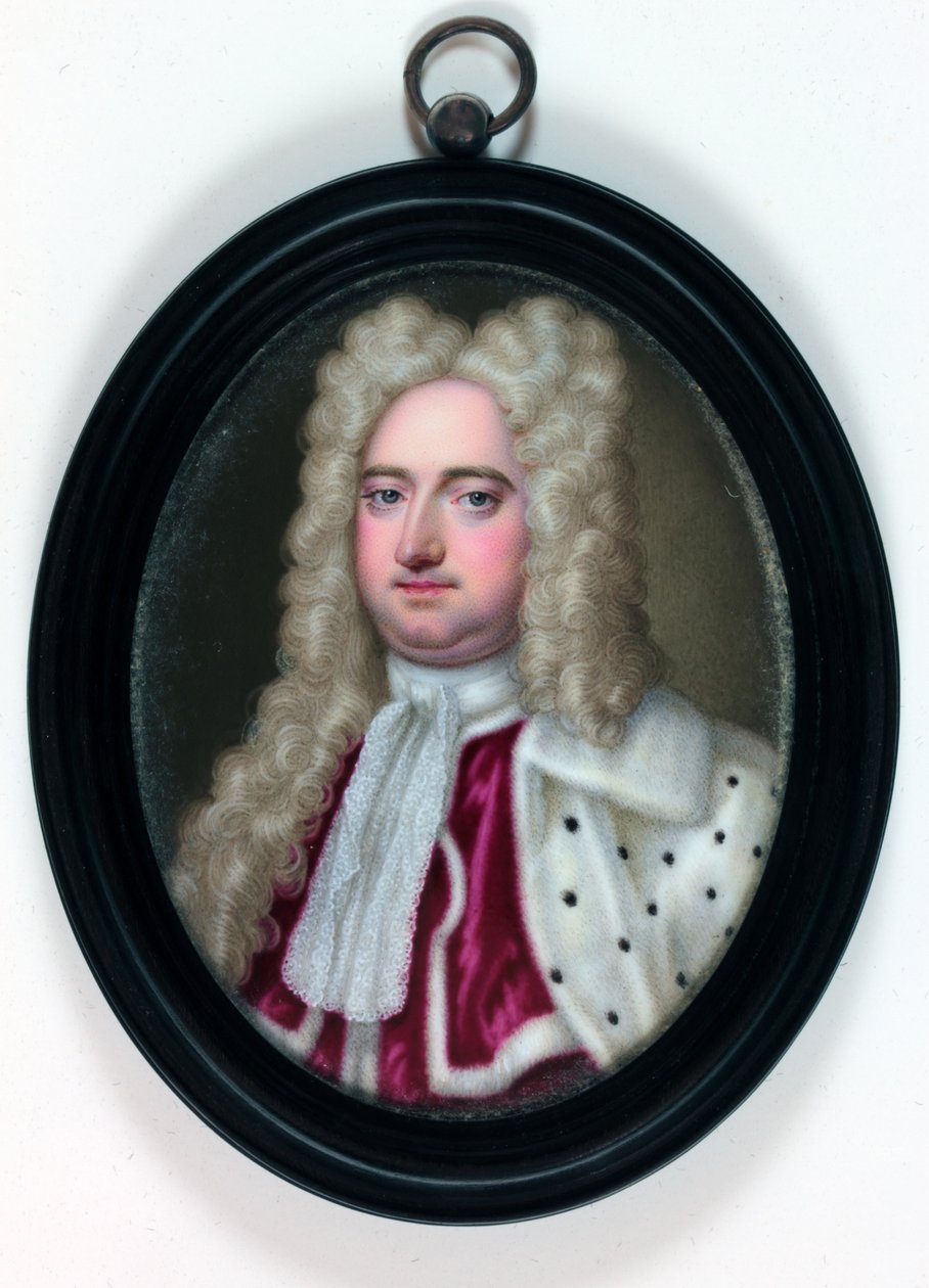 Edward Harley, 2e Graaf van Oxford en Mortimer door Christian Friedrich (attr.to) Zincke