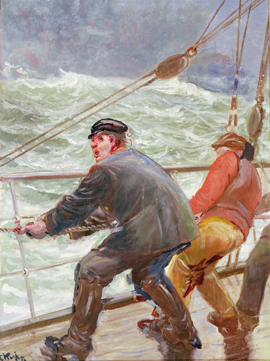 Windward Hijsen door Christian Krohg