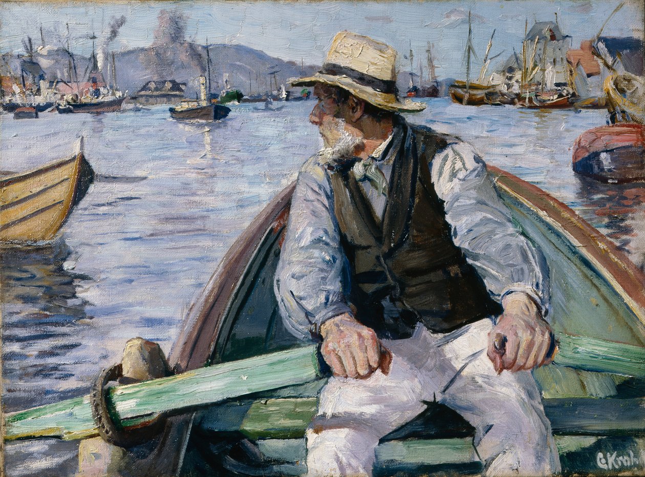 Kijk vooruit, Bergen baai door Christian Krohg