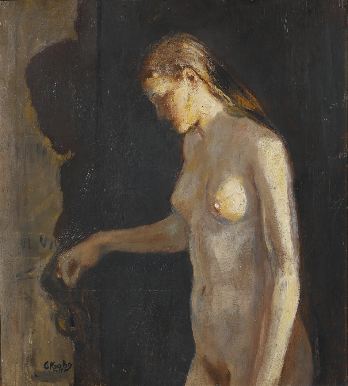 Het model door Christian Krohg