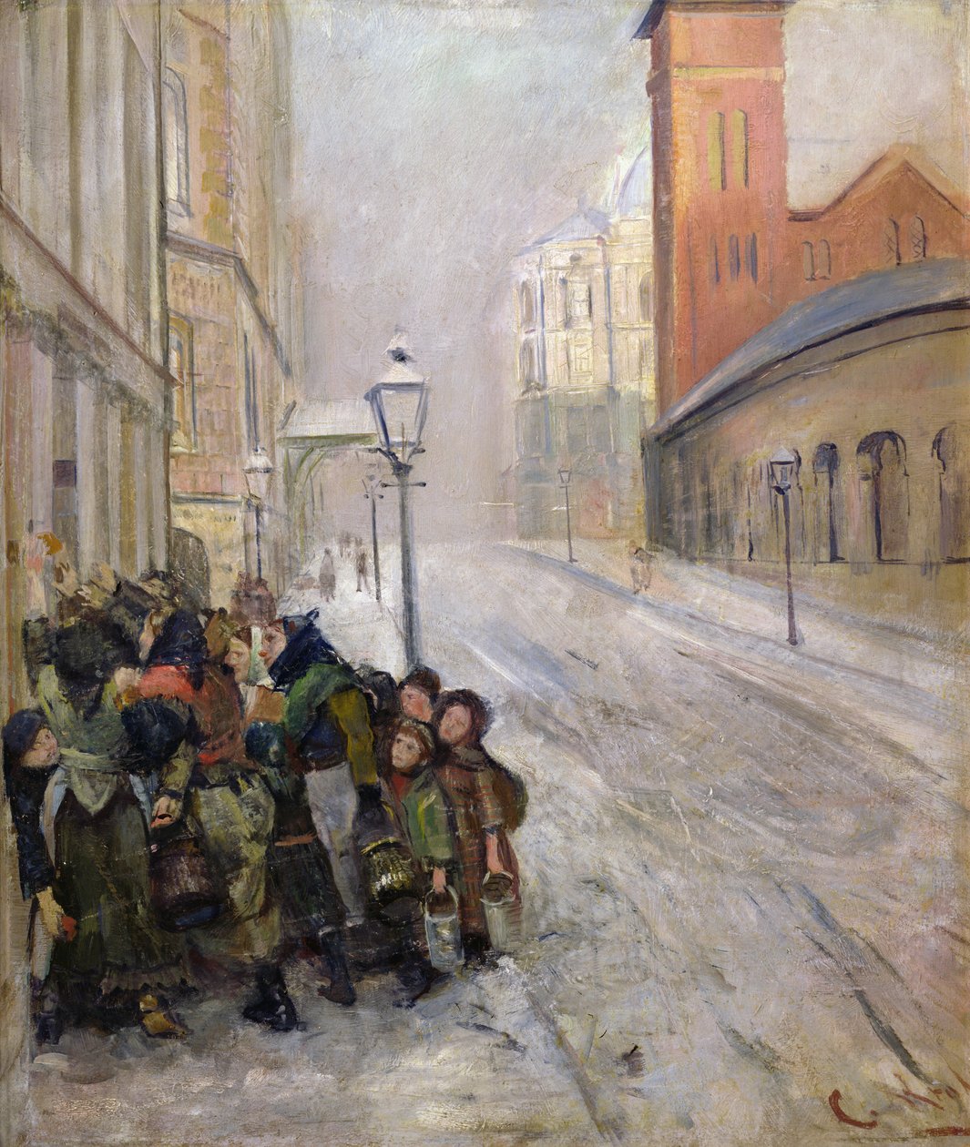 De strijd om te overleven door Christian Krohg