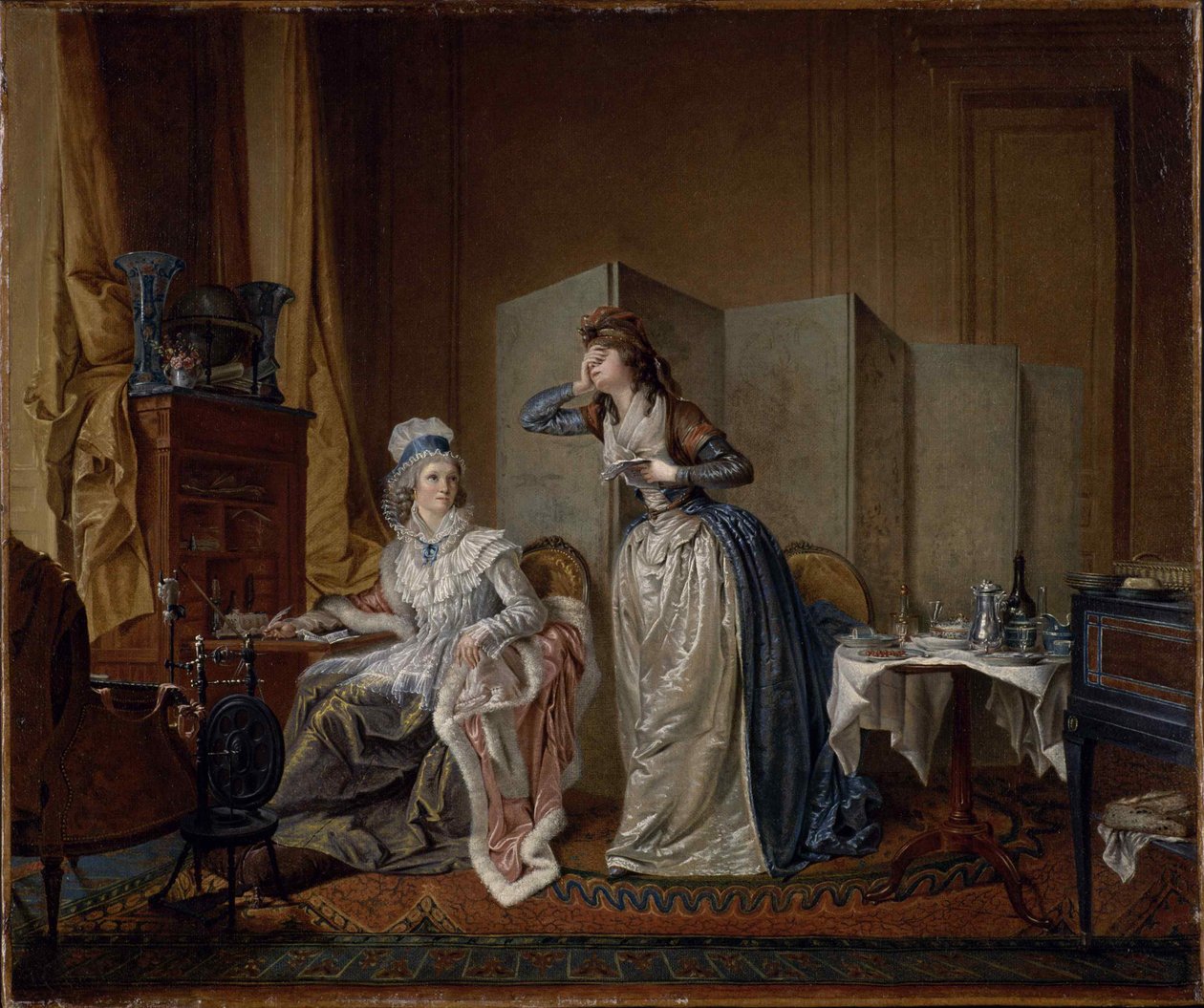 Het Slechte Nieuws, 1794 door Christian Marie Colin De La Biochaye