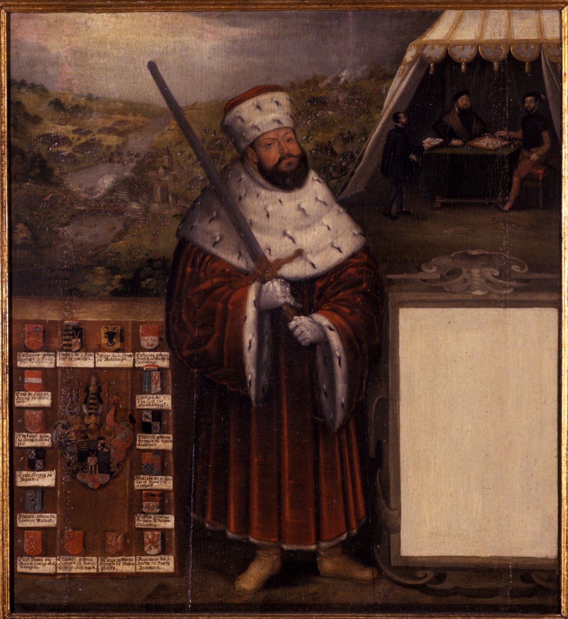 Johann Friedrich van Saksen, ca. 1650 door Christian Richter