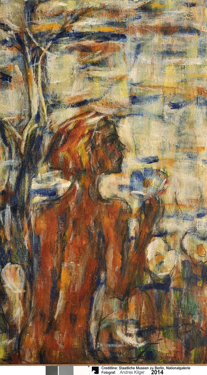 Kind in Blüten door Christian Rohlfs