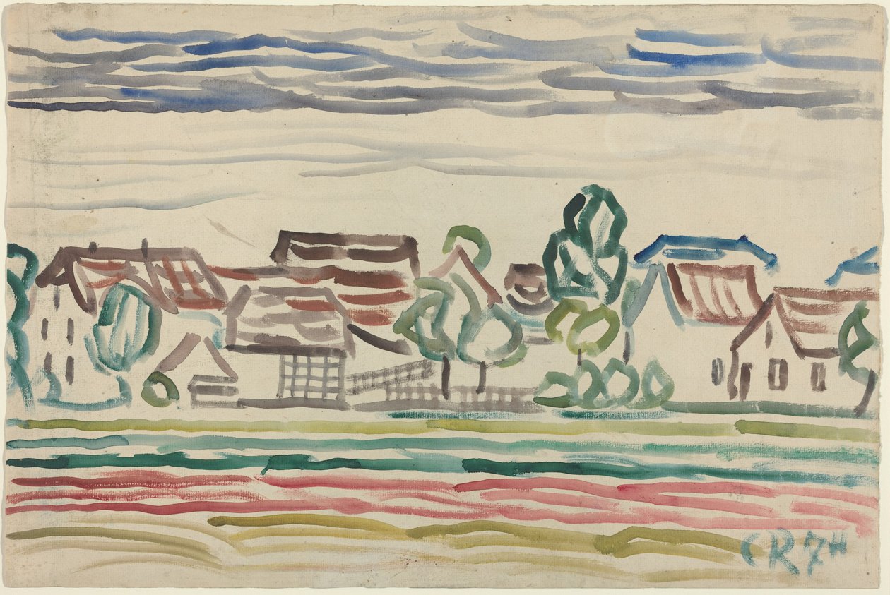 Landschap door Christian Rohlfs