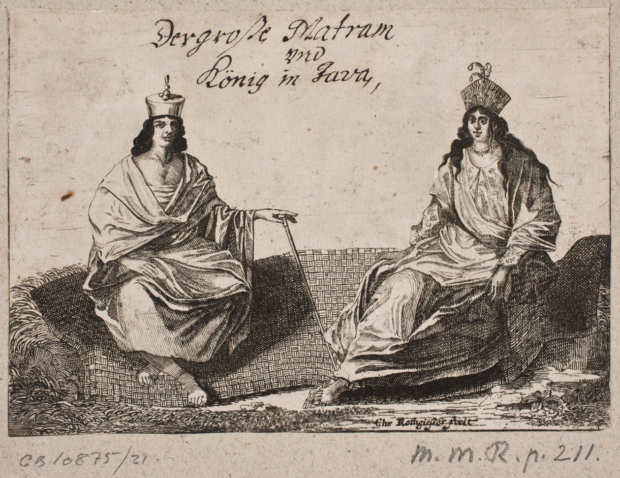 De grote "Matram" en koning van Java door Christian Rothgiesser